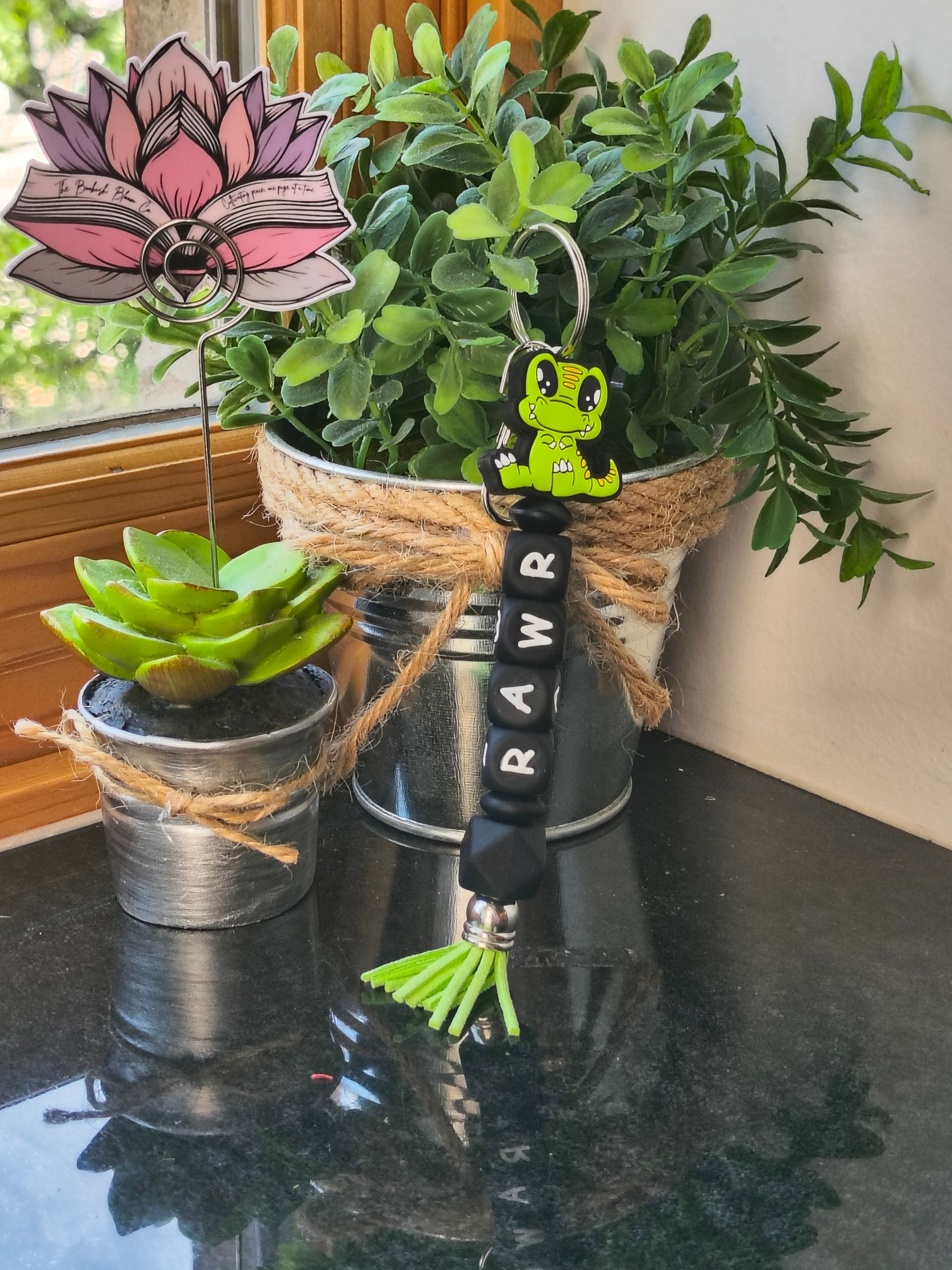 Dino Rawr Keychain