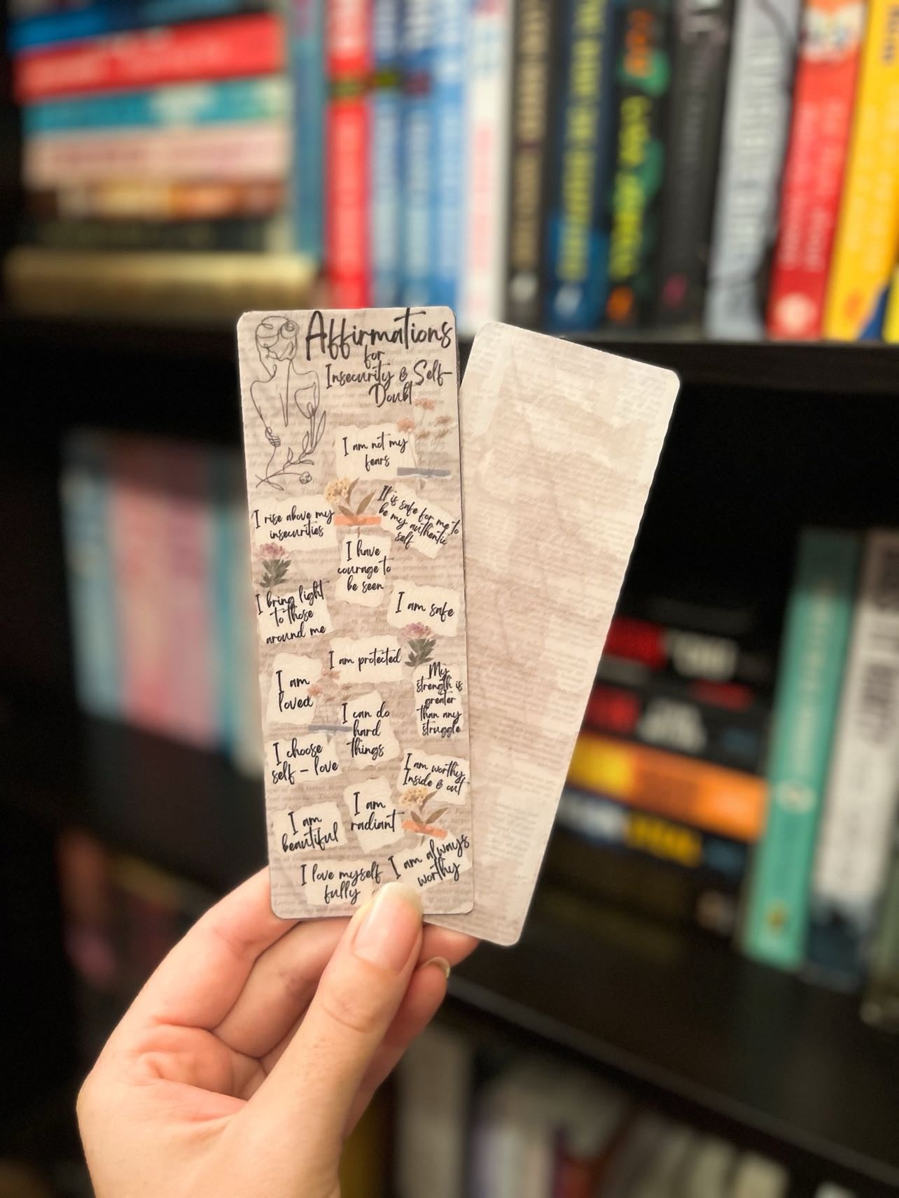 Self-Love Affirmations Bookmark