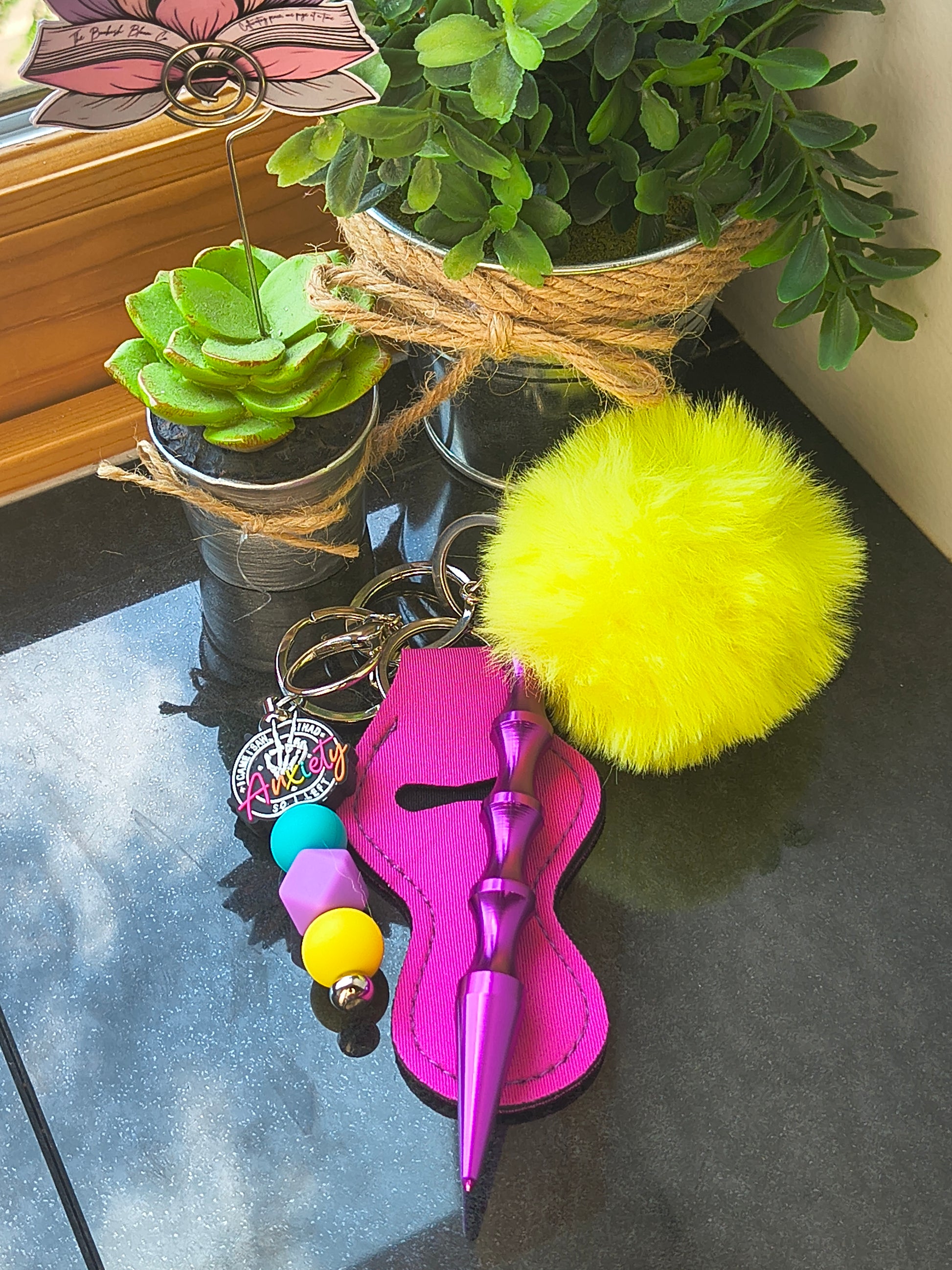 Anxiety Safety Keychain