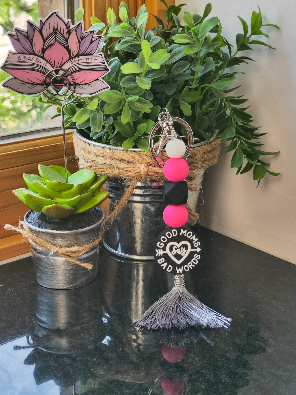 Bad Moms Say Bad Words Keychain