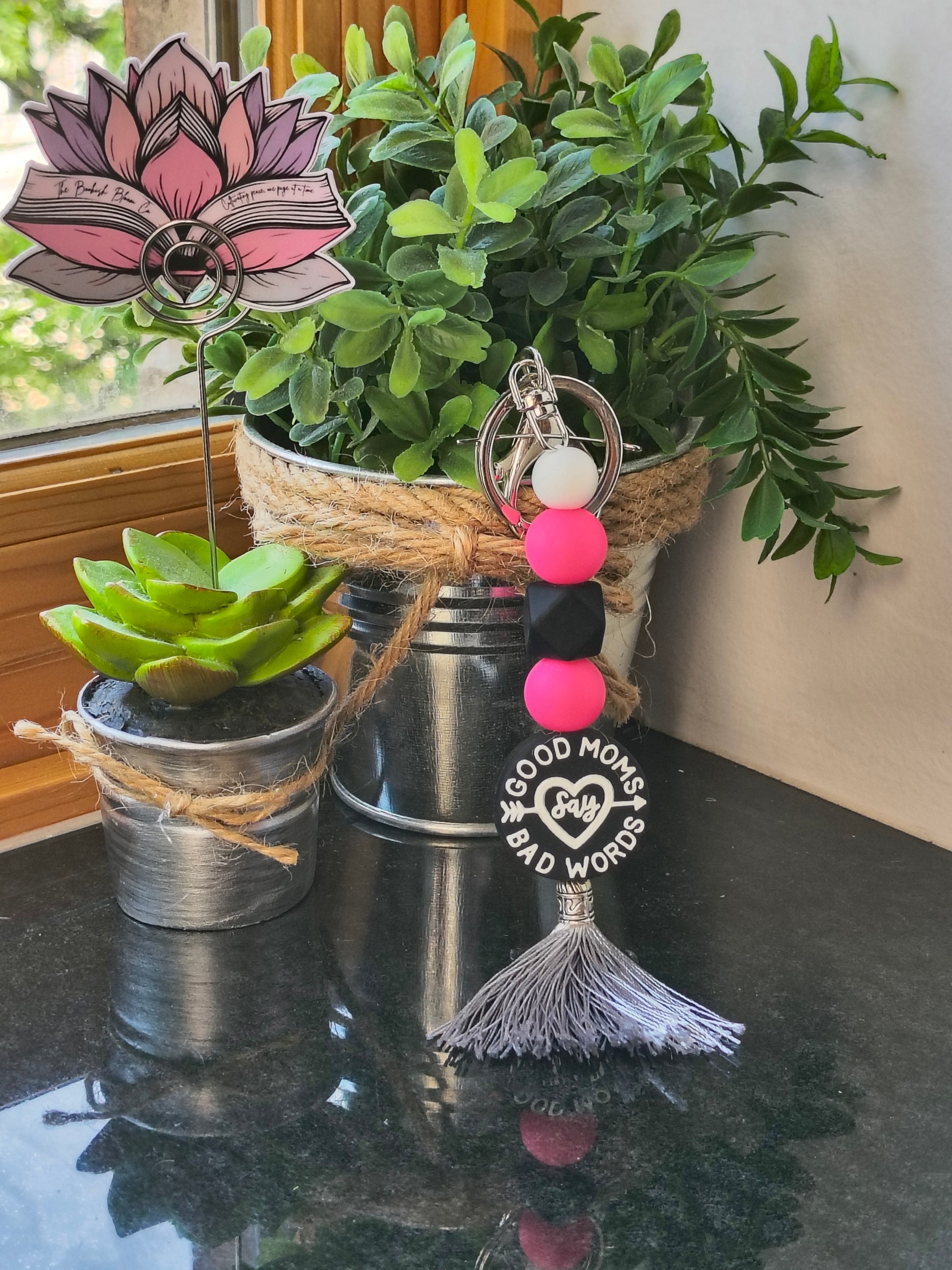 Bad Moms Say Bad Words Keychain