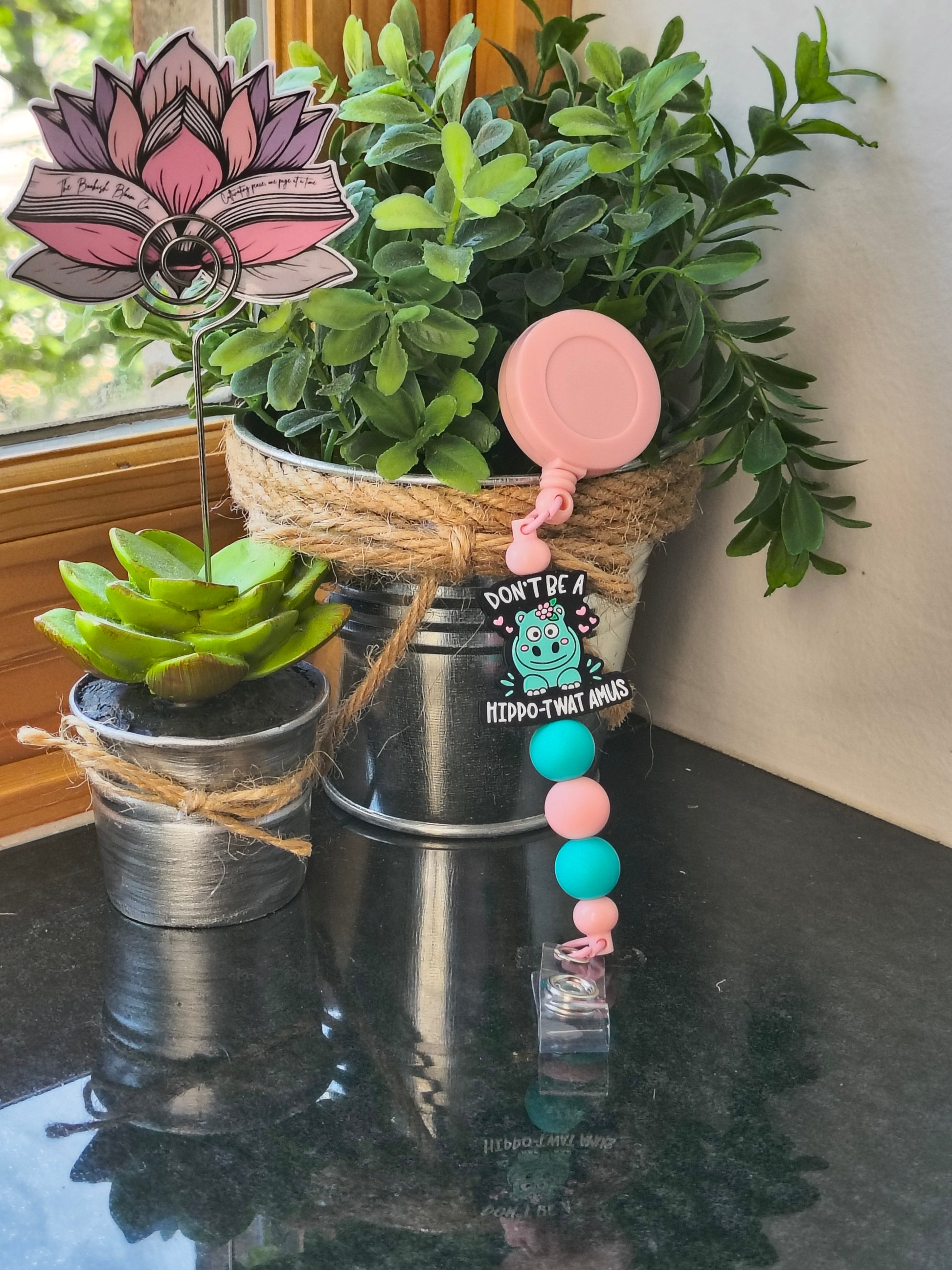 Don't Be a Hippotwatapus Badge Reel