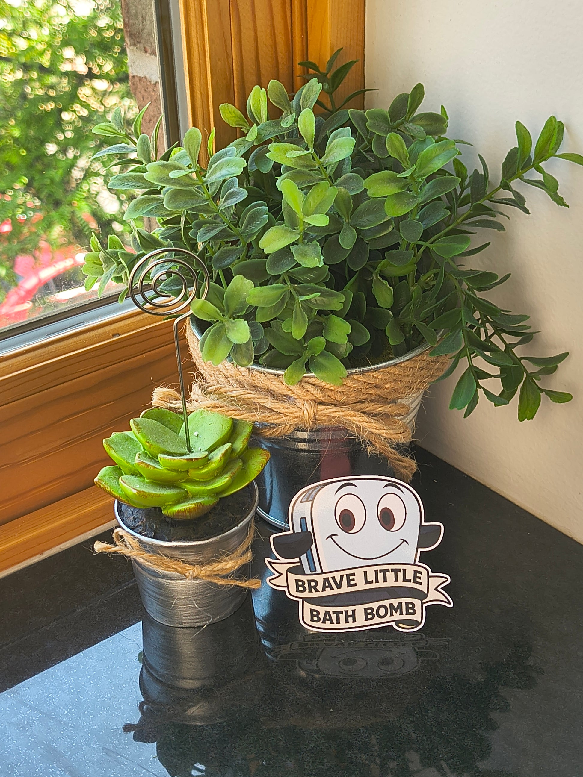 Brave Little Bath Bomb Sticker