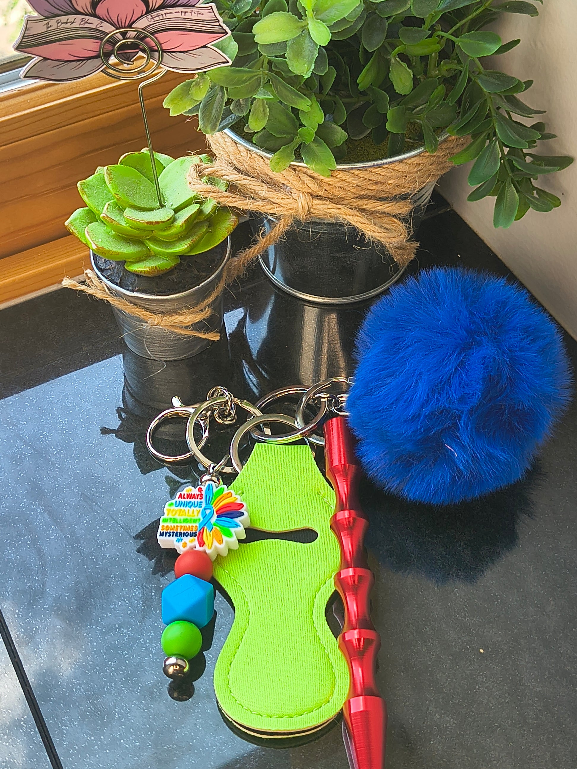 Autism Awareness Safety Keychain