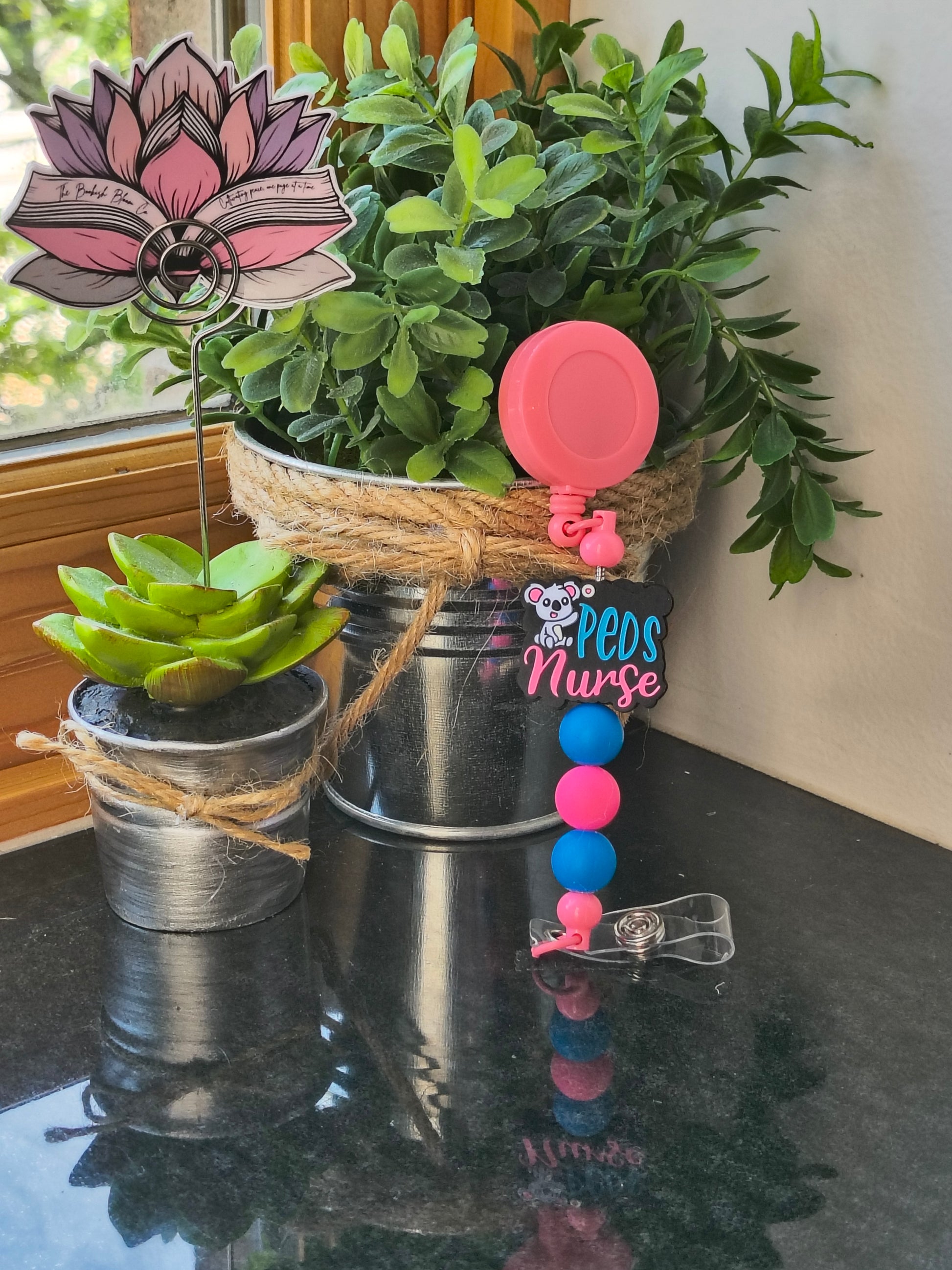 Peds Nurse Badge Reel