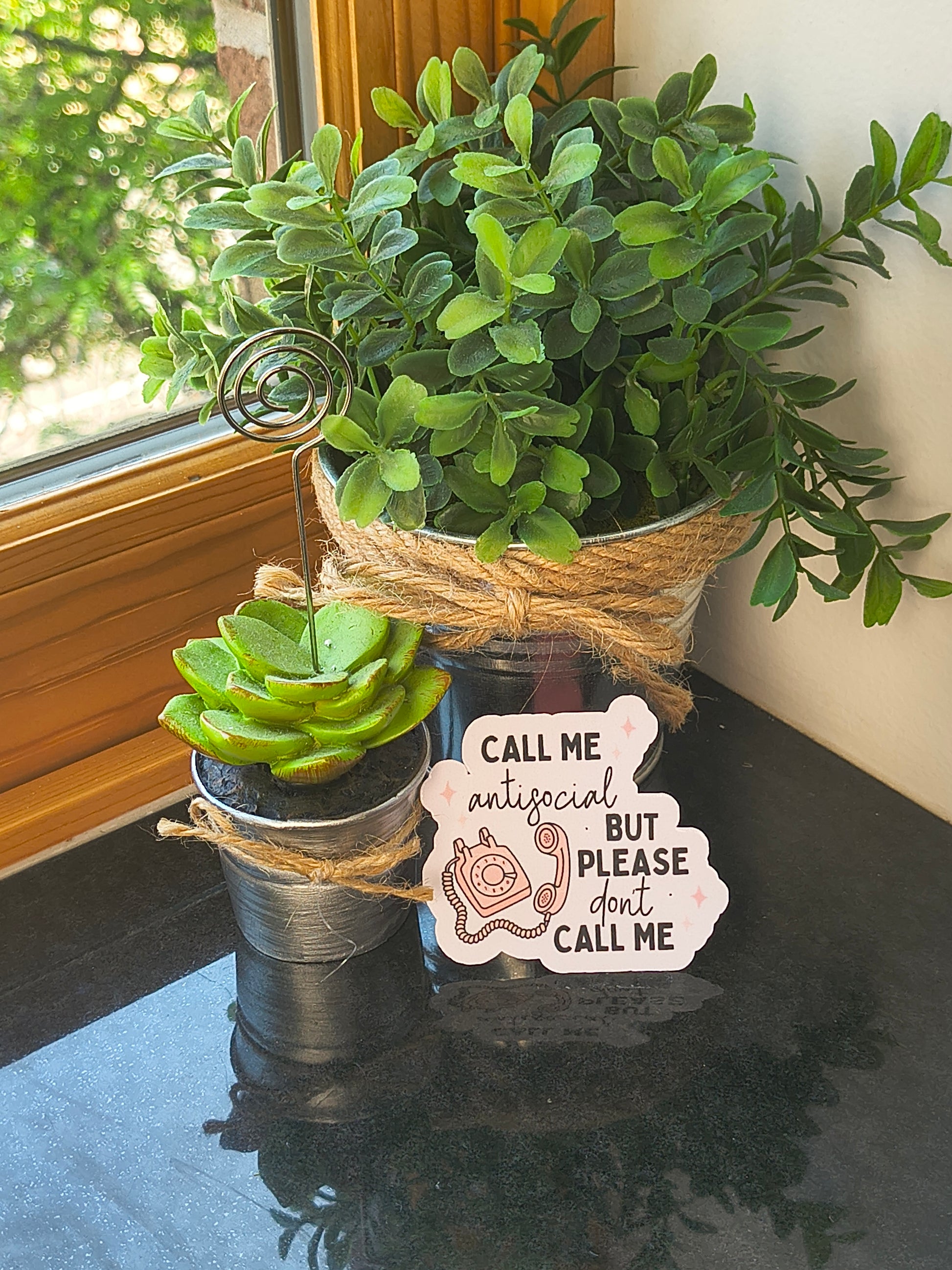Please Don't Call Me Sticker